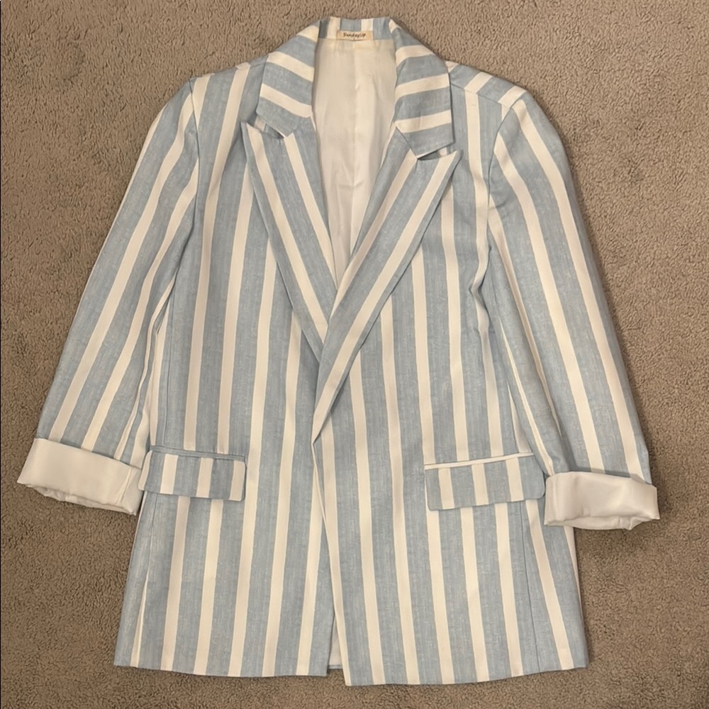 Striped blazer